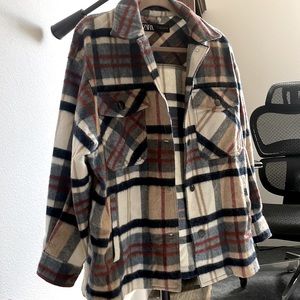 Zara plaid overshirt